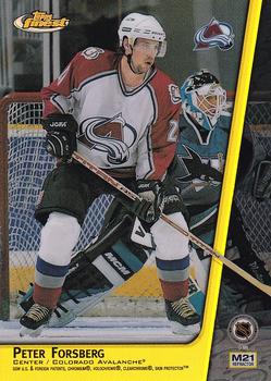 1998-99 Topps Finest Double Sided Mystery Finest Refractors #M21 Martin Brodeur/Peter Forsberg  back