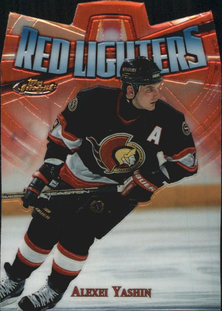 1998-99 Topps Finest Red Lighters #R12 Alexei Yashin  front