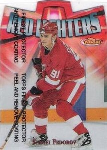 1998-99 Topps Finest Red Lighters #R6 Sergei Fedorov  front