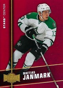2015-16 Fleer Showcase Metal Universe Rookies Red MPG #MU-14 Mattias Janmark  front