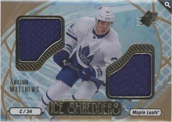 2016-17 SPx  Ice Shredders #IS-AM Auston Matthews  front