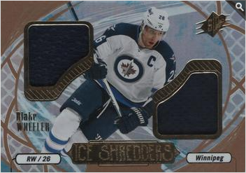 2016-17 SPx  Ice Shredders #IS-BW Blake Wheeler  front