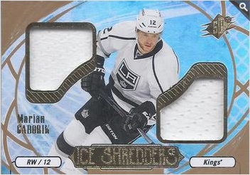 2016-17 SPx  Ice Shredders #IS-GA Marian Gaborik  front