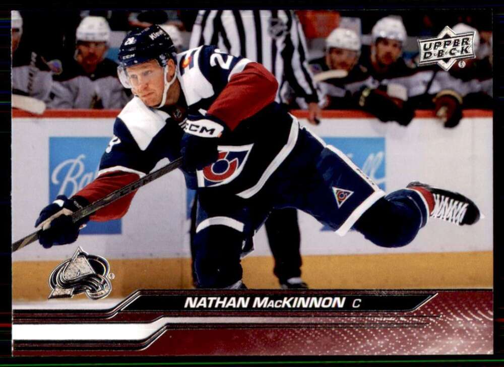 2023-24 Upper Deck #42 Nathan MacKinnon  front