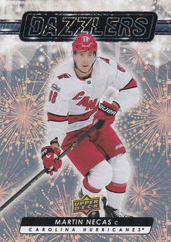 2023-24 Upper Deck  Dazzlers Orange #DZ-44 Martin Necas  front