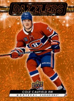 2023-24 Upper Deck  Dazzlers Orange #DZ-57 Cole Caufield  front