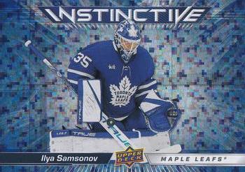 2023-24 Upper Deck  Instinctive Sparkle #IN-1 Ilya Samsonov  front