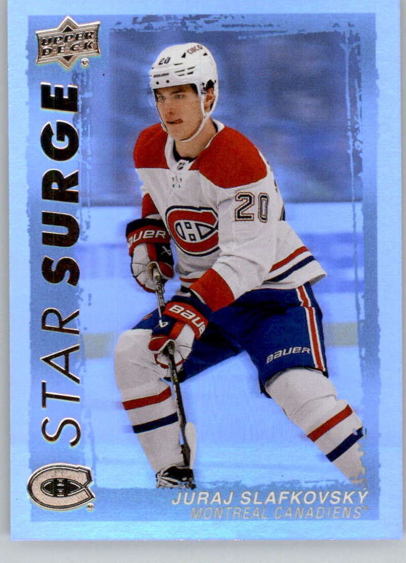 2023-24 Upper Deck  Star Surge #SS-4 Juraj Slafkovsky  front